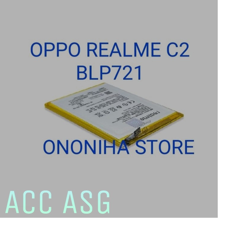 jual BATRE ORI OPPO REALME C2   BLP721