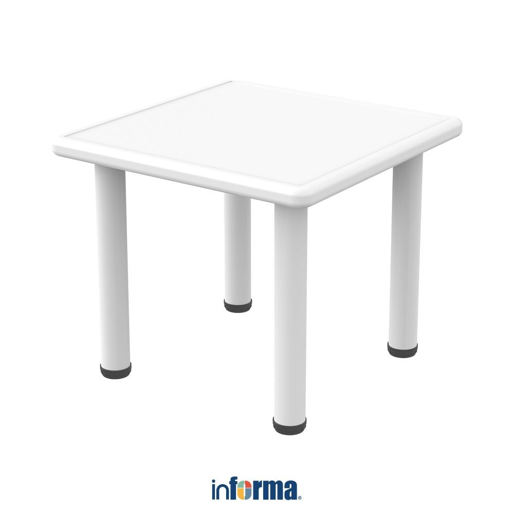 Informa Yaris Meja Anak Square - Abu-Abu Multifunctional Kids Table Meja Kecil Serbaguna Perlengkapa