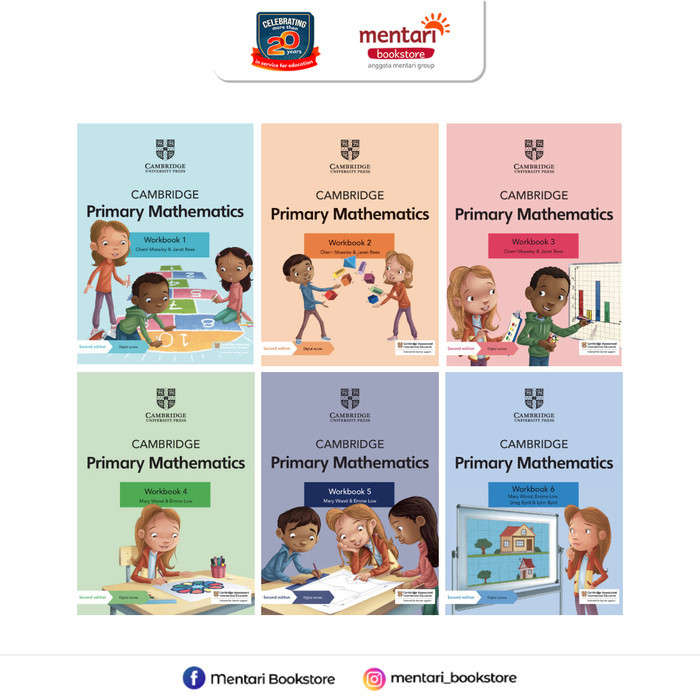 

Cambridge Primary Mathematics 2nd Edition | Matematika | Buku SD - Workbook 6