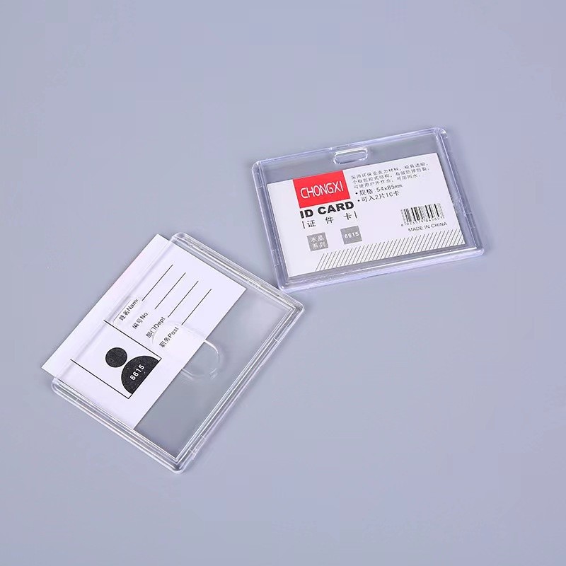 

Tempat kartu ID akrilik/Tempat kartu ID akrilik transparan / tempat kartu ID kerja/casing id card bening
