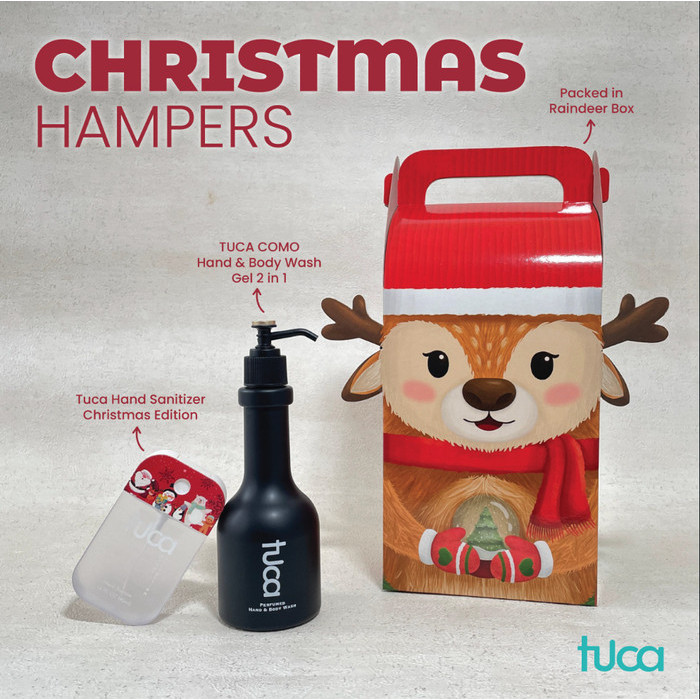 

Best Seller Hampers Christmas Kado Natal Special Design - Hempers Gift Box Tuca - Raindeer White