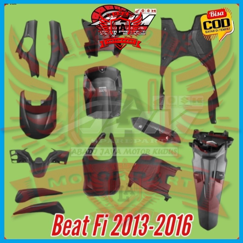 la motor part -SATUAN Body Kasar Honda Beat Fi 2012 2013 2014 2015 2016 / FULL Bodi Kasap Beat F1 la