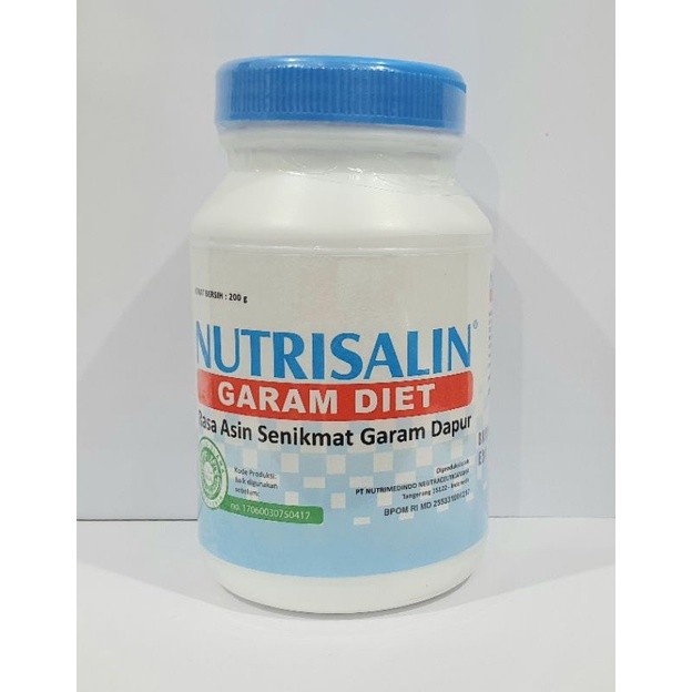 

Nutrisalin Garam Diet 200 gr