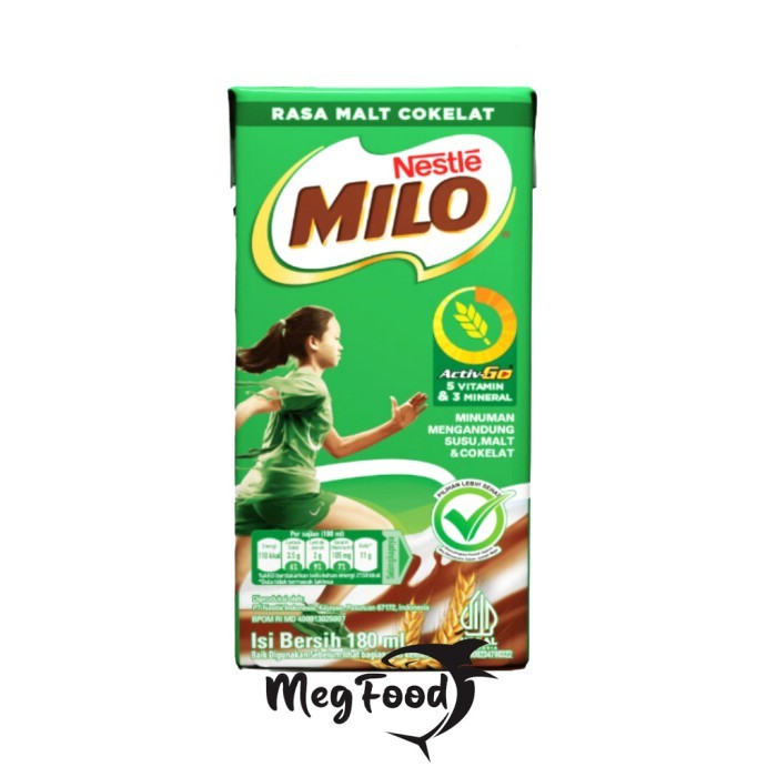 

Susu UHT Milo 180 Ml Susu Milo Cokelat Milo Kotak Nestle Susu Kotak ( 180ml x 36 Pcs )