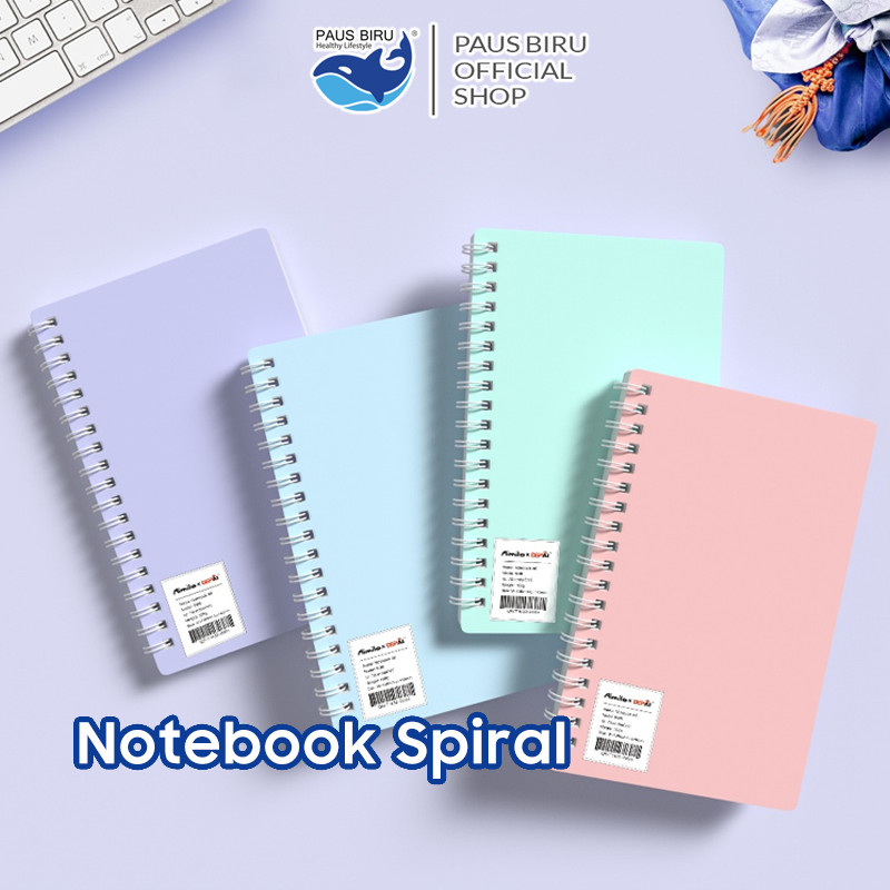 

Paus Biru - Notebook Aesthetic A6 Buku Diary Buku Catatan Pertemuan Scrapbook Mini Buku Notes 70 Lembar