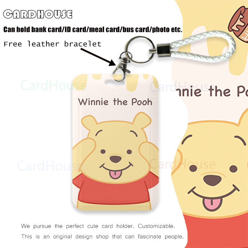 

( CardHouse ) ID CARD HOLDER Kartun Winnie The Pooh LT46 Tempat Kartu Photocard Photo Card KARTUN