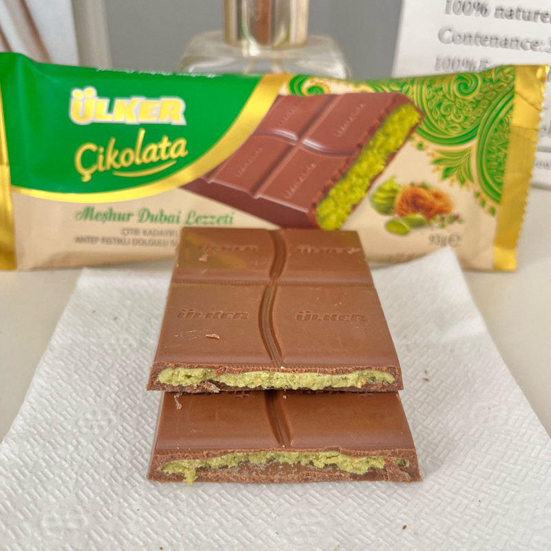 

READY STOCK COKLAT DUBAI ULKER TURKI VIRAL KUNAFE KUNAFA PISTACHIO CHOCOLATE COKELAT