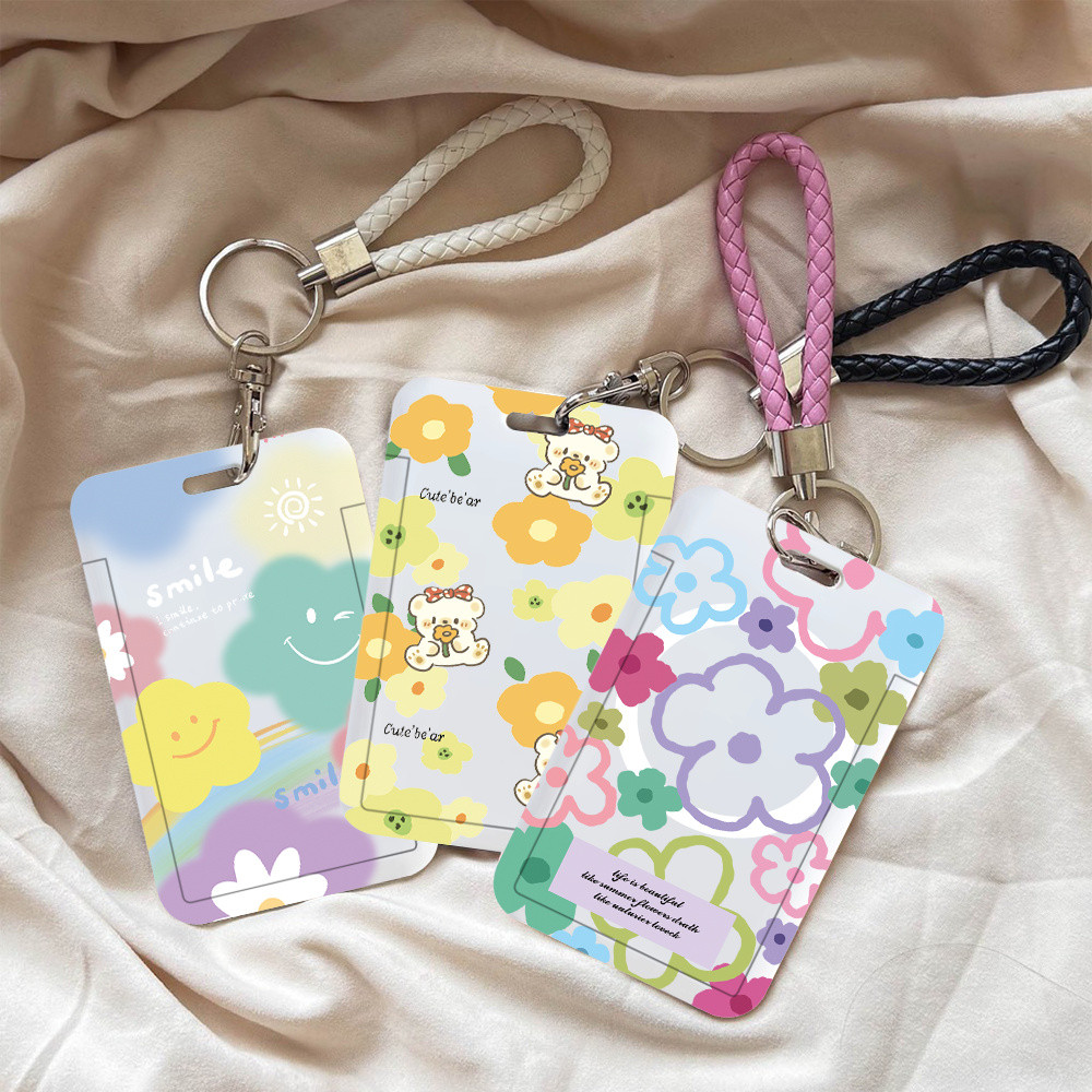

ID CARD HOLDER MOTIF Smiling Flower PHOTOCARD PHOTO CARD