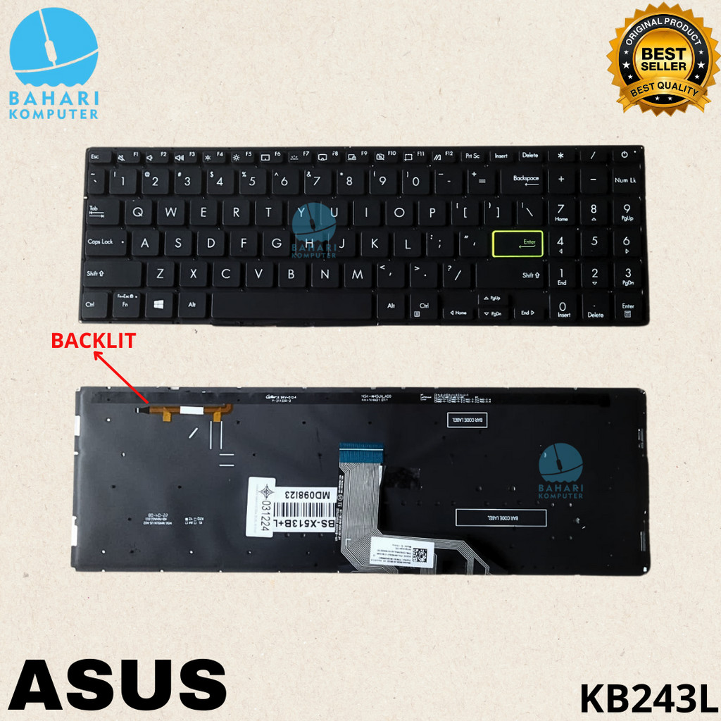 Keyboard Asus Vivobook 15 X513 K513 M513 M513U M513UA
