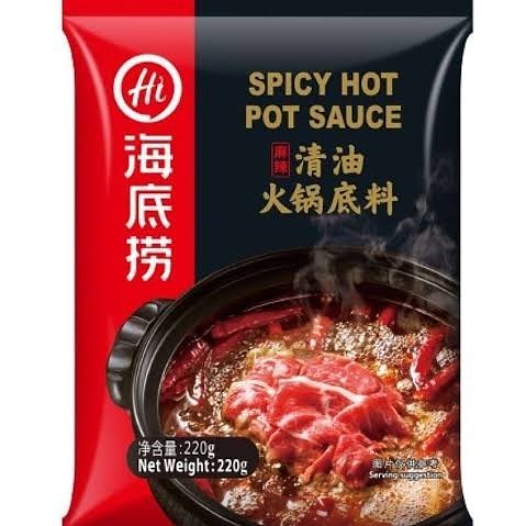 

Haidilao Hai Di Lao Spicy Hot Pot Sauce 220gr - Saus Bumbu rasa Pedas Instant - Malaysia