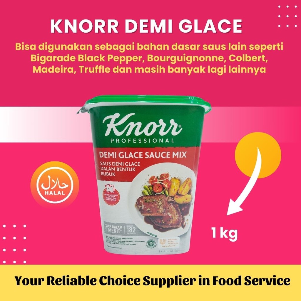 

Knorr Saus Demi Glace 1Kg Sauce Mix Depot Kuliner