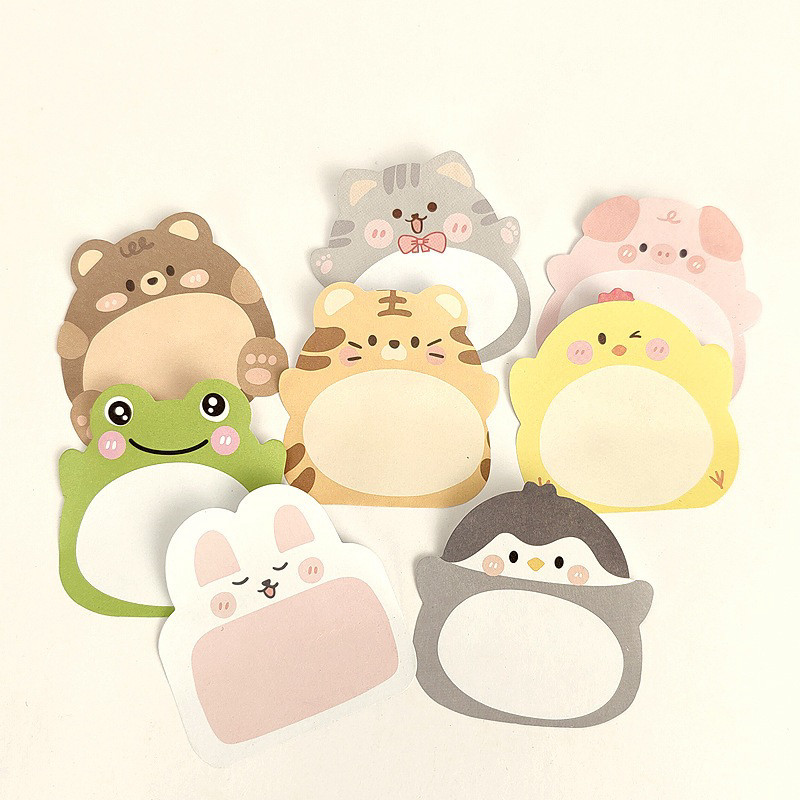 

Sticky Notes Motif Hewan Tempelan Kertas Catatan Memo Note Karakter Binatang Mini Book Karakter Animal Lucu - pedagangonline017