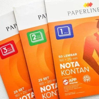 

Buku Bon Nota Kontan Besar Paperline 1 Ply / 2 Ply / 3 Ply Rangkap NCR