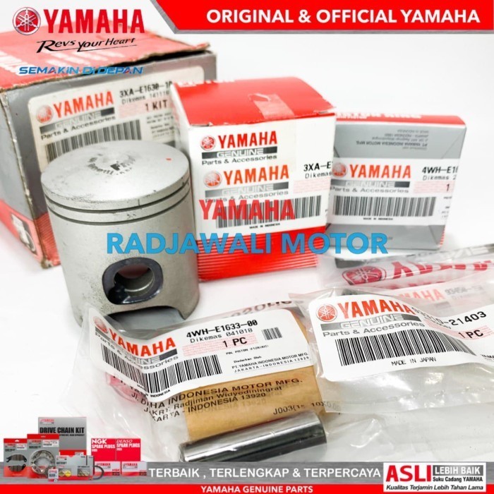 PISTON KIT SEHER KIT FIZ R, FIZR, FORCE 1 (3XA) ASLI ORIGINAL YAMAHA - OS 50 BERKUALITAS