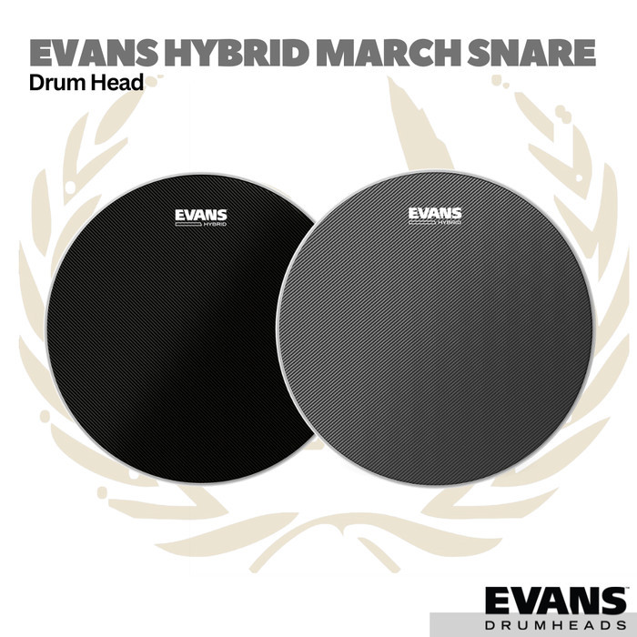 Evans Hybrid Marching Snare Batter Drum Head - Membran Drum