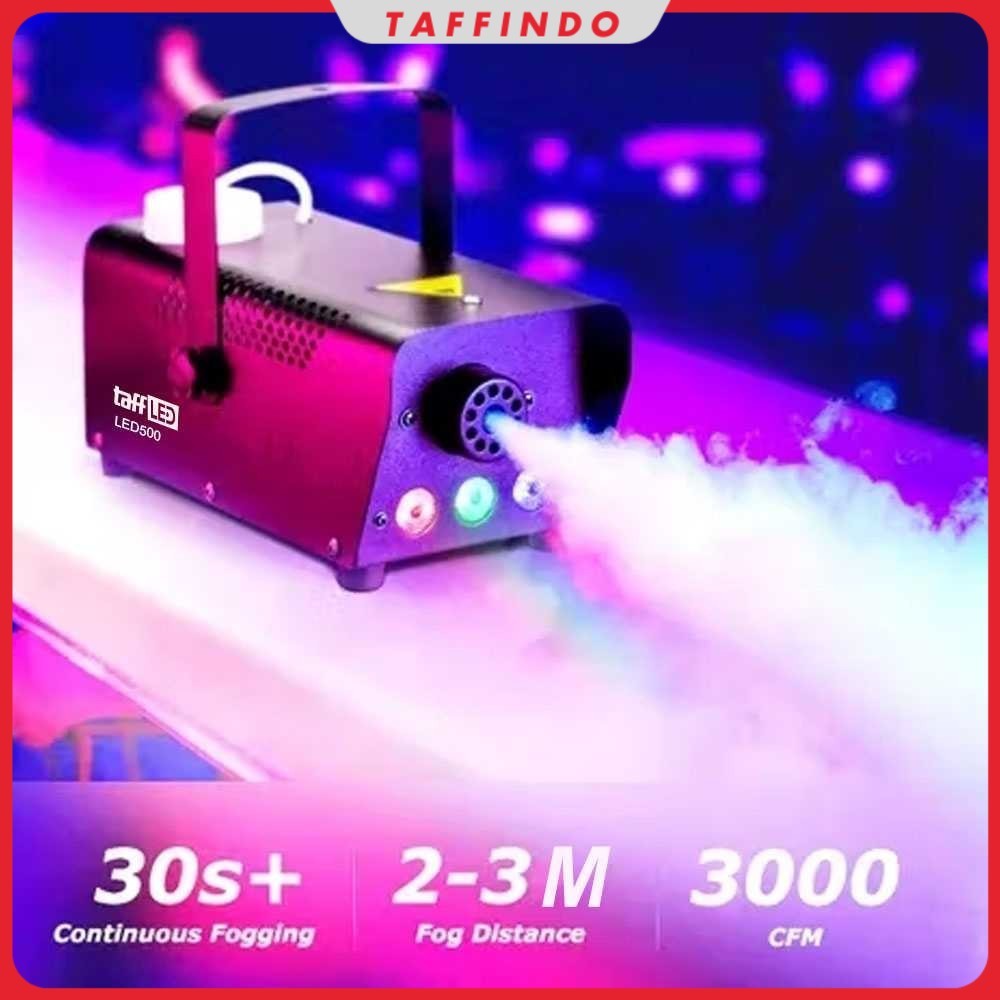 TaffLED Sistem Fogger Panggung Stage Machine Ejector with RGB LED - KY-LED500