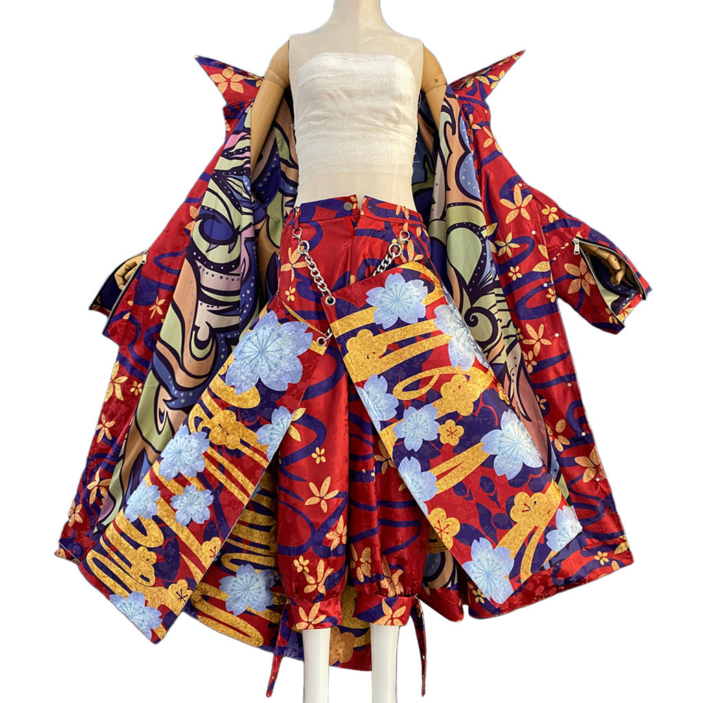 HOLOUN Tokyo kostum Cosplay, celana mantel karakter sampul Manga, kostum Cosplay tousagi Senju Anime