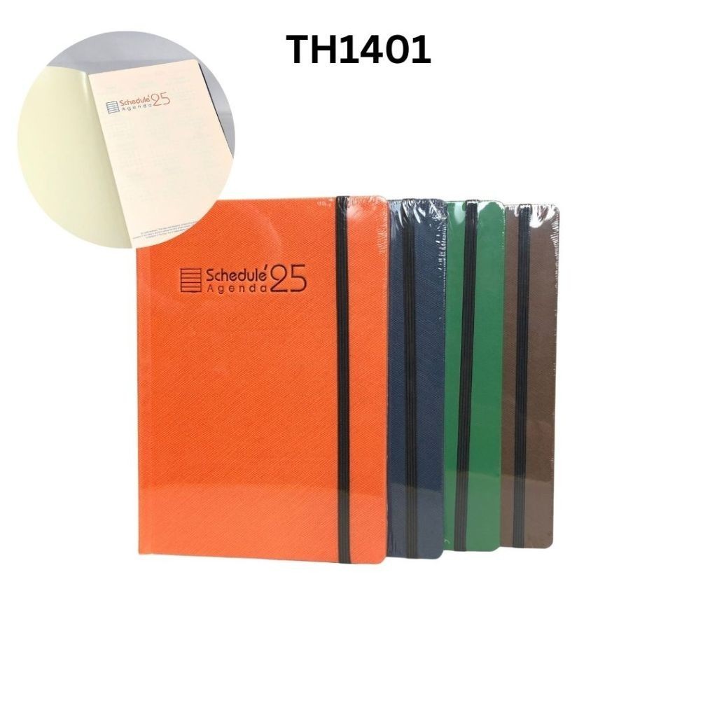 

Buku Agenda TH Schedule Tahun 2025 Hard Cover #1402 A5 & #1401 B5 Agenda Schedule Hardcover – Satuan SHESB