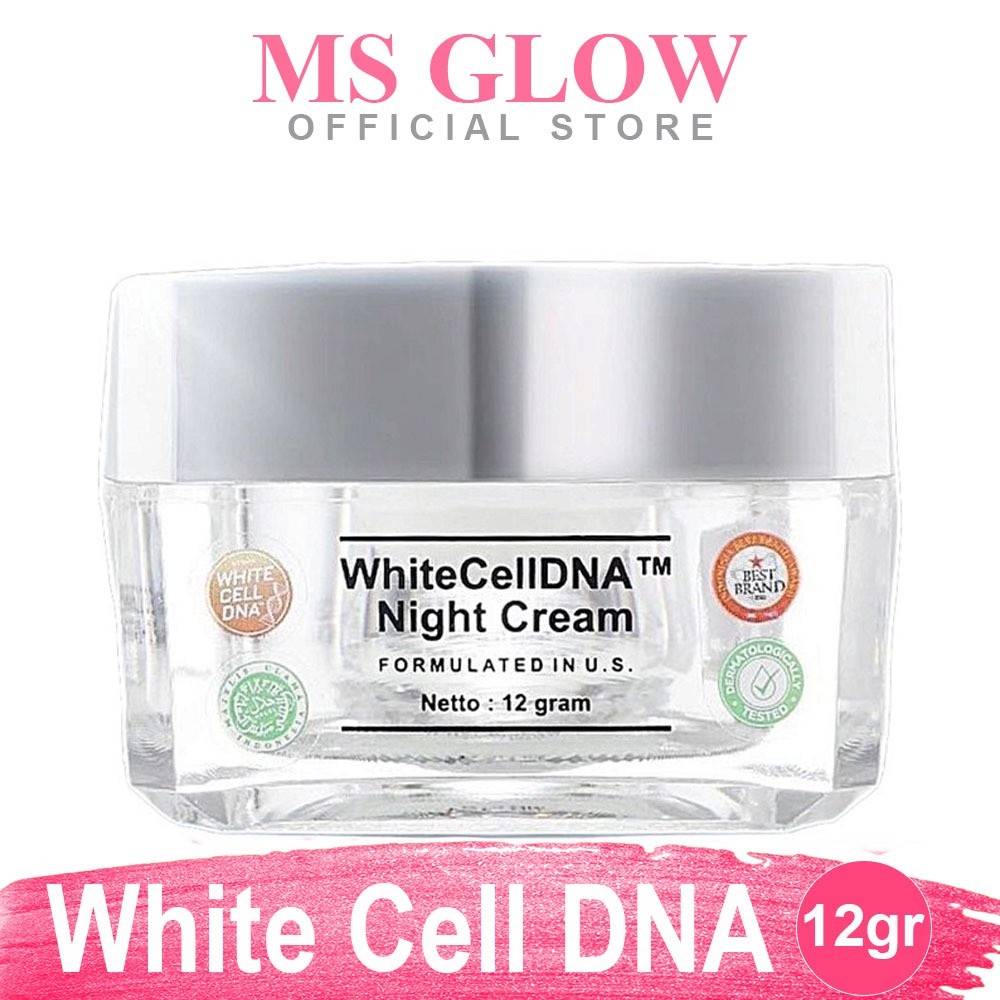 MS GLOW NIGHT CREAM WHITE CELL DNA / NIGHT CREAM DNA
