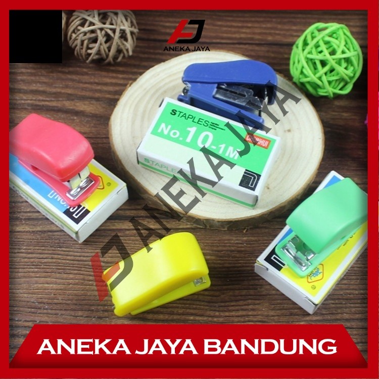 

[AJB] Staples Stapler Mini Kecil Unik Lucu Bonus isi ATK Unik Lucu Set Staples