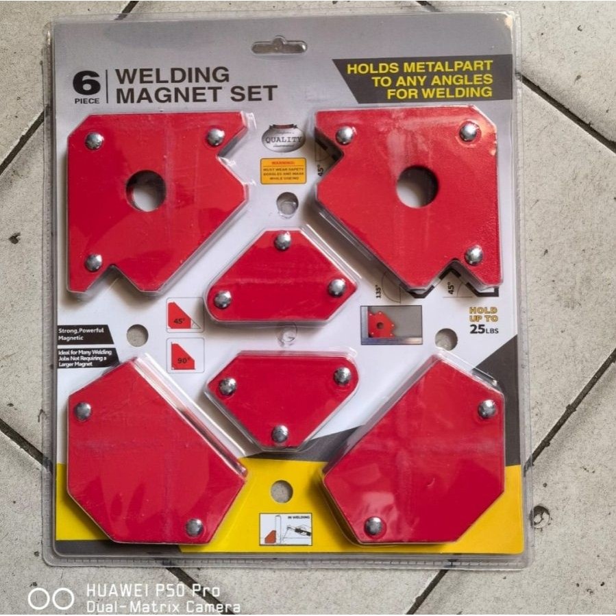COD [Ready Stock] 6 pcs Welding Magnetic Holder Siku Las Magnet Arrow LAKONI