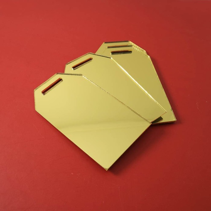 

Hang Tag Polos Akrilik Mirror 9 x 5 cm