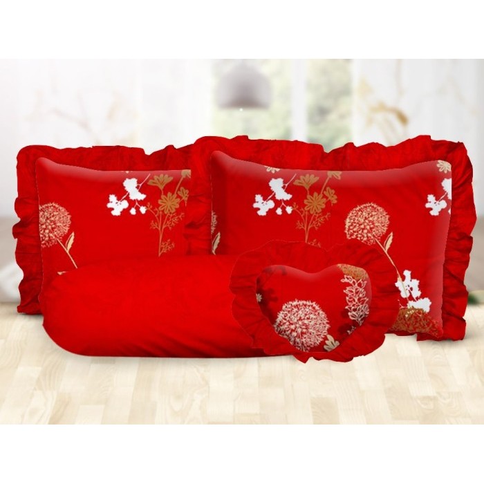 Sprei RBB Rumbai Bantal Busa California motif 180x200. - green sapphir