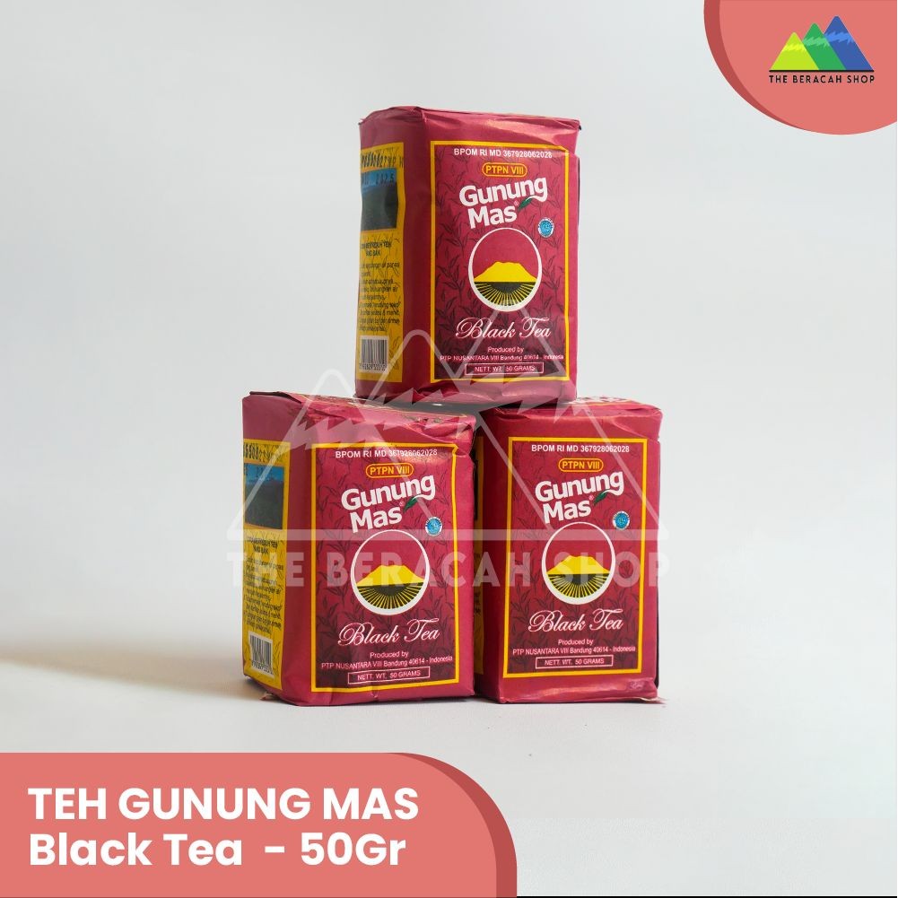 

Teh Hitam Seduh Black Tea Gunung Mas 50 Gr / 100 Gr / 250 Gr