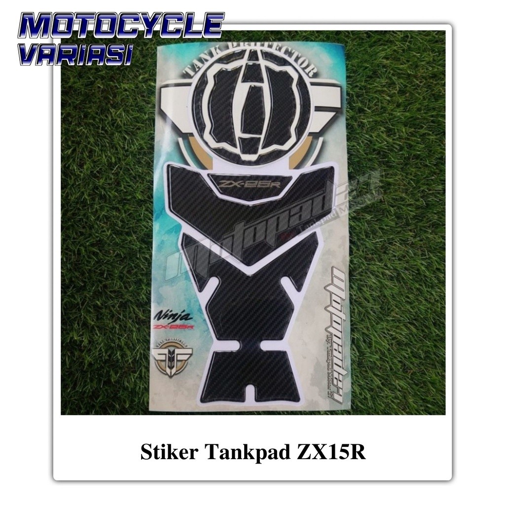 Sticker Stiker Resin Tankpad Carbon Karbon Kawasaki ZX25R Premium aksesoris motor