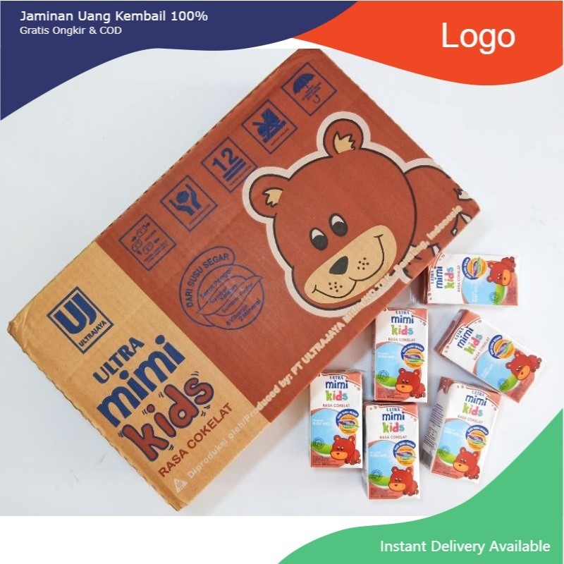 

LBJ Susu Ultra mimi kids 125ml karton isi 40