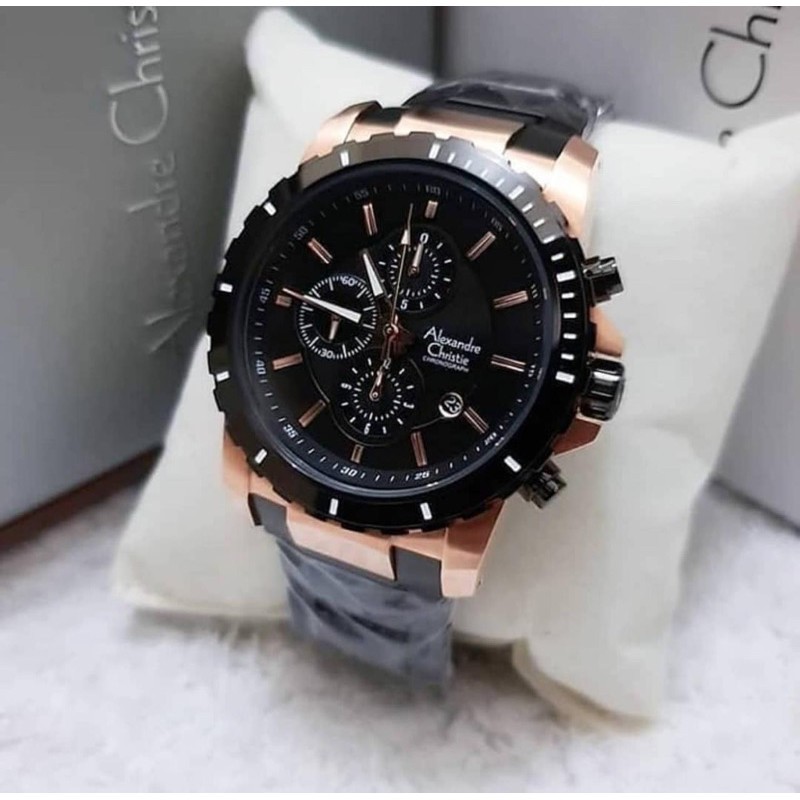 [Toko Butik Annie]  JAM TANGAN AC 6141 PRIA ALEXANDRE CHRISTIE MURAH MERIAH GARANSI RESMI