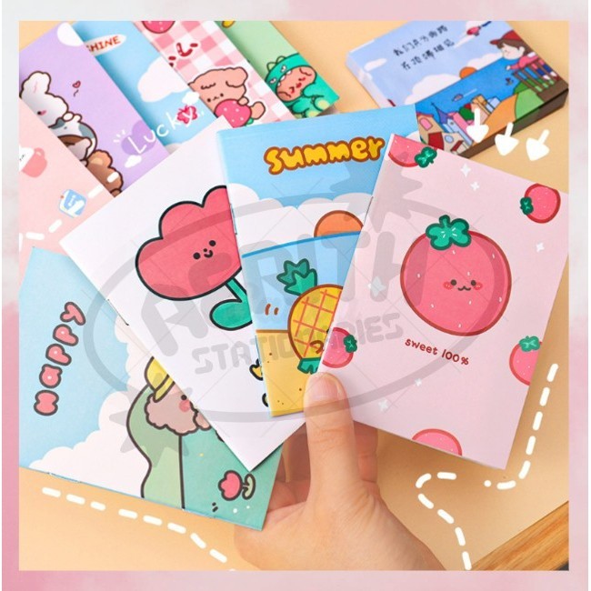 

AS COD PROMO - Buku Tulis Mini A7 Motif Kartun Note Book Mini Cartoon Mini Book Notepad Karakter Buku Tulis Memo Kecil Murah Import China