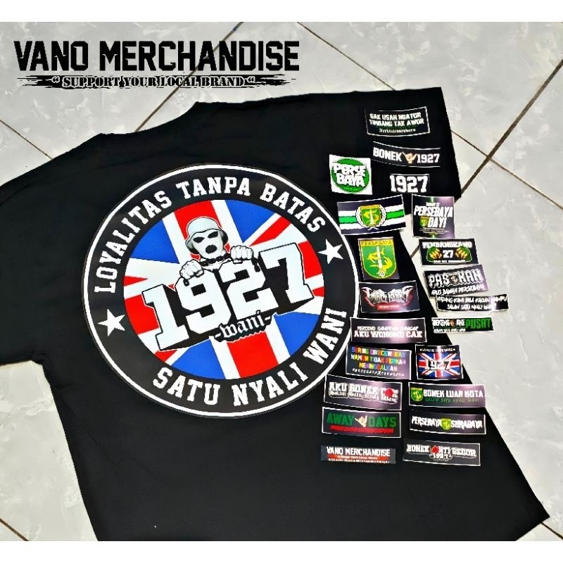 Kaos Hoodie Ts Hoodie Persebaya 1927 Wani Black Distro