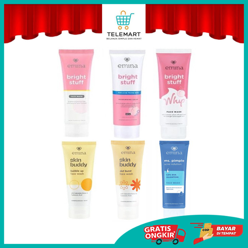 EMINA BRIGHT STUFF 100ML SABUN CUCI MUKA