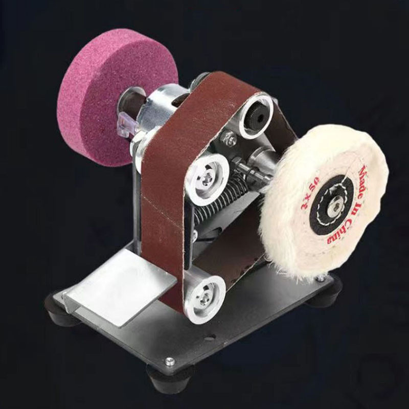 Multifunctional Grinder Mini Electric Belt Sander Sharpener Cutter Knife Edges Electric Bench Grinde
