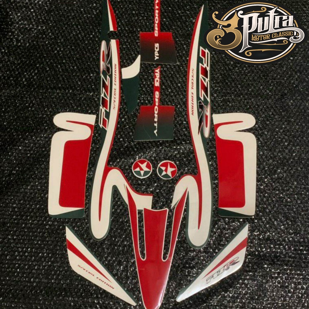 striping sticker motor f1zr fizr caltex detail original