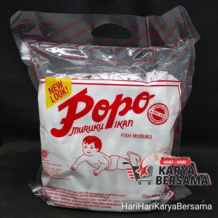

POPO FISH MURUKU RASA IKAN BAG 30'S X 12GR