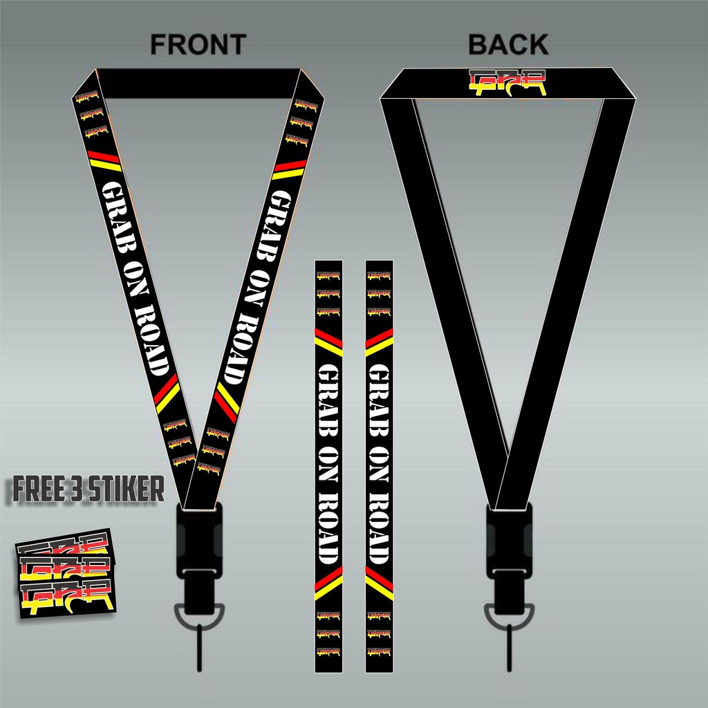 

tali ID card lanyard GBR grab on road geng motor ormas komunitas 1