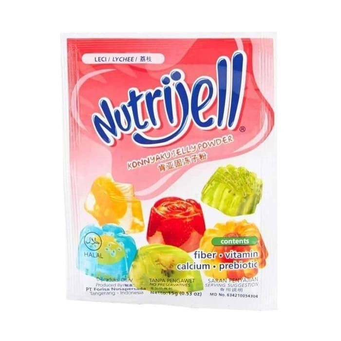

New Item NUTRIJELL JELLY POWDER LECI SCT 10G