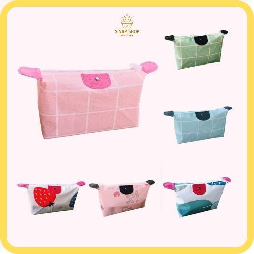 Pouch Kosmetik Lucu tempat kosmetik pouch serbaguna