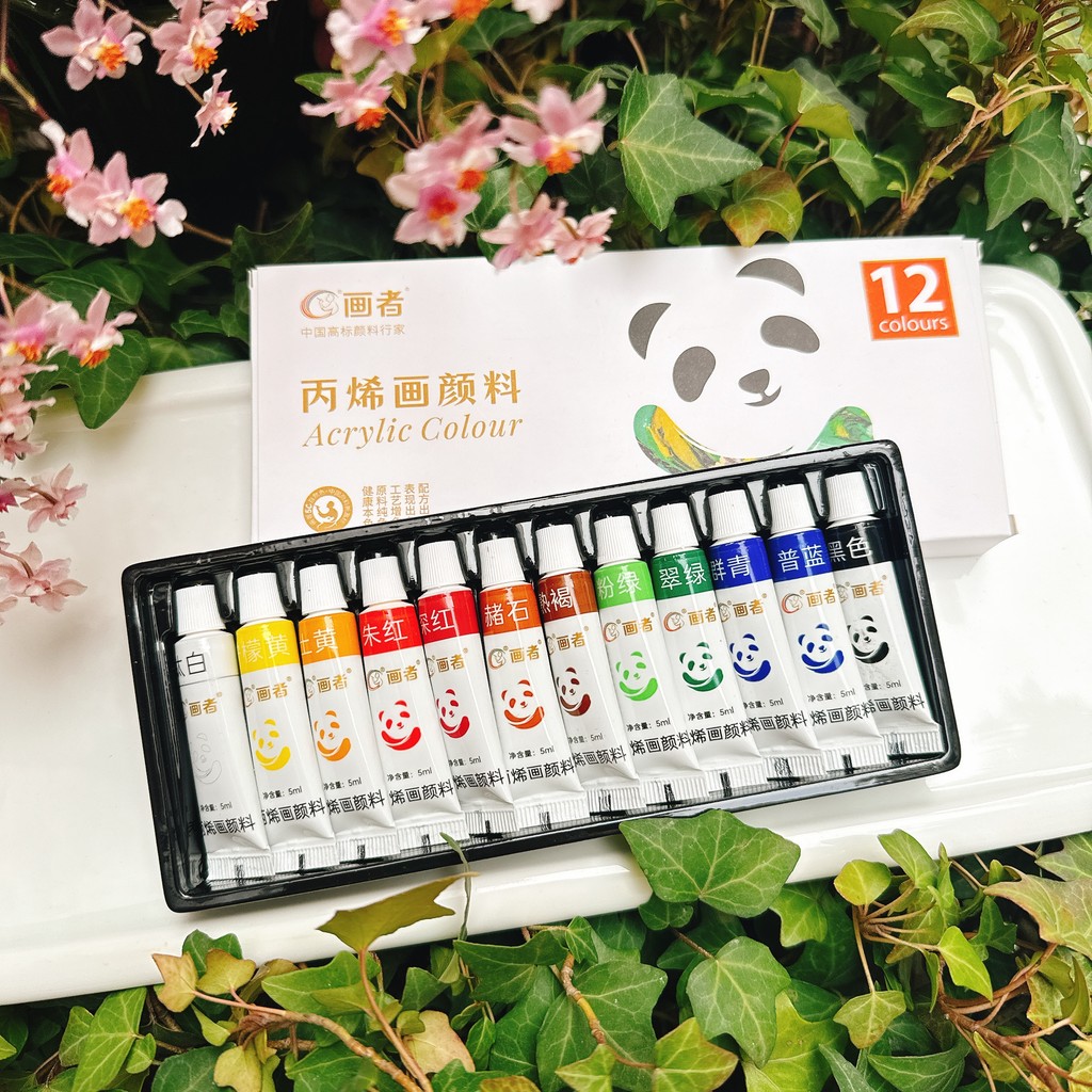 

12/18/24 Colours Acrylic Paint Set Waterproof Painting Colour Multicolour Acrylics Pigments DIY Hand Painted Glass Paint Set