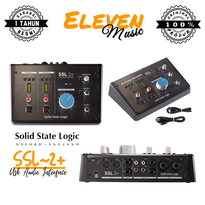 SALE - ssl2+ ssl 2+ ssl-2+ ssl 2plus solid state logic soundcard