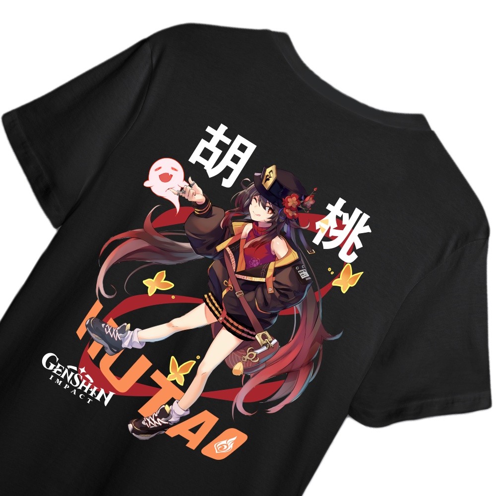 KAOS HU TAO GENSHIN IMPACT - KAOS DISTRO PRIA & WANITA KAOS ANIME & GAME GENSHIN HU TAO LIYUE
