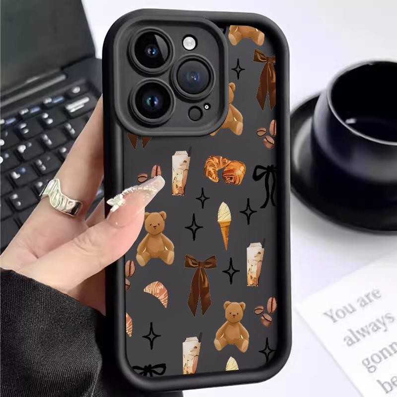 Soft Case For Oppo A37 A83 A39 A57 2016 A57T A73 2020 Cartoon Bear Silicon Antishock Silicon Case