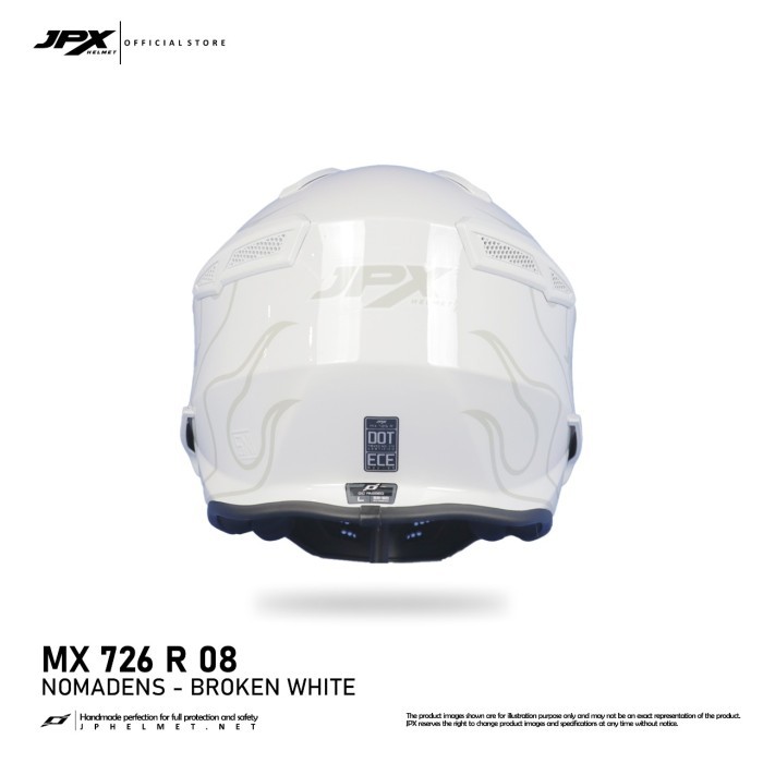 Helm JPX Full Face Mx-726R - R08 Nomadens - XXL