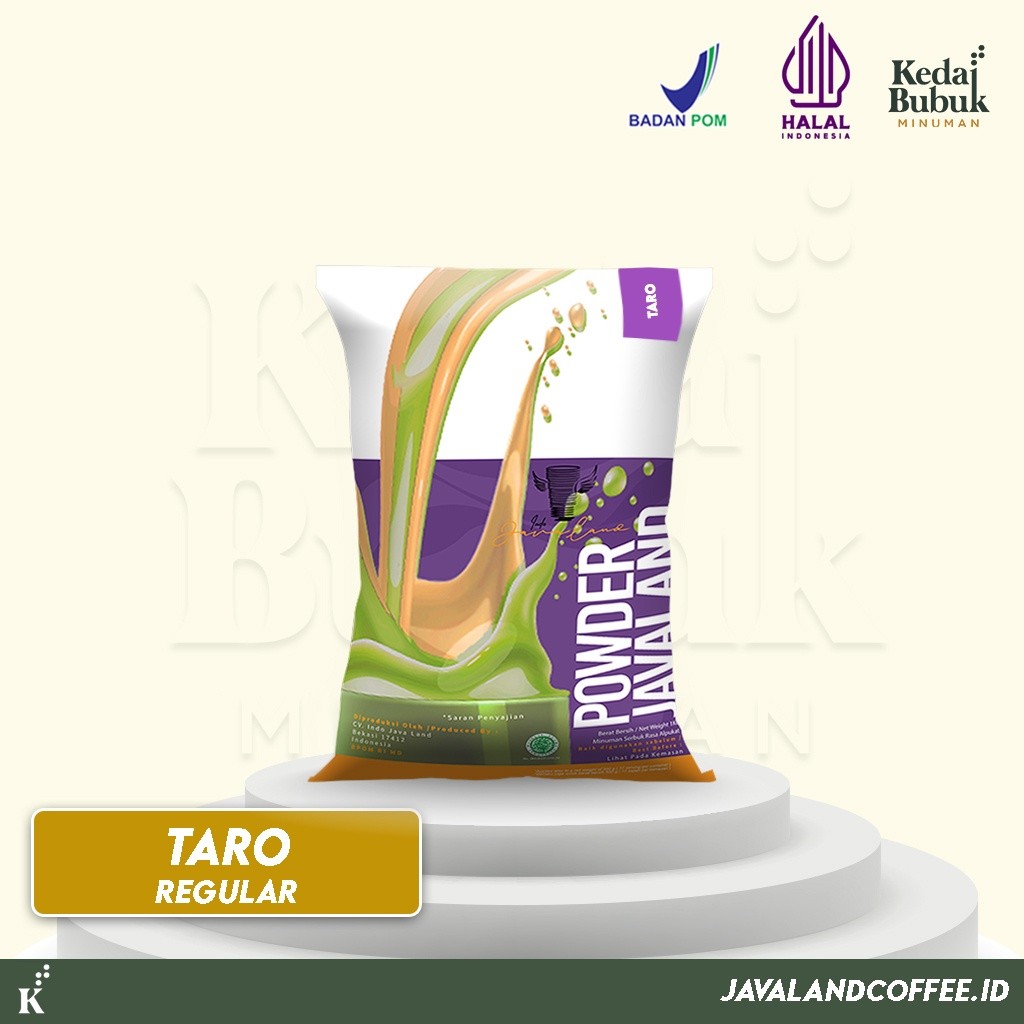 

Javaland Bubuk Minuman Rasa Taro 1Kg - Regular Plain | Bubble Powder Drink Boba