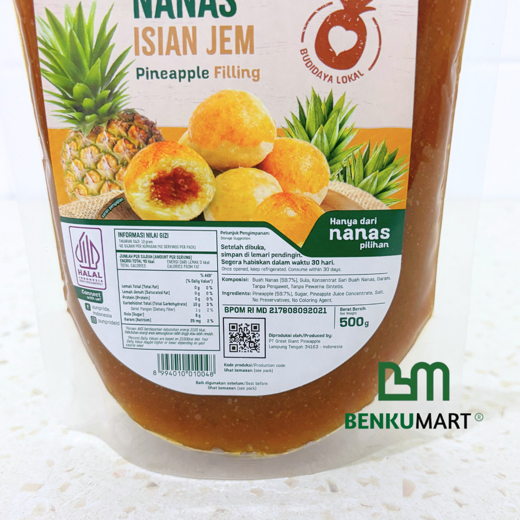 

Sunpride eapple Filling - Selai Nanas 500gr
