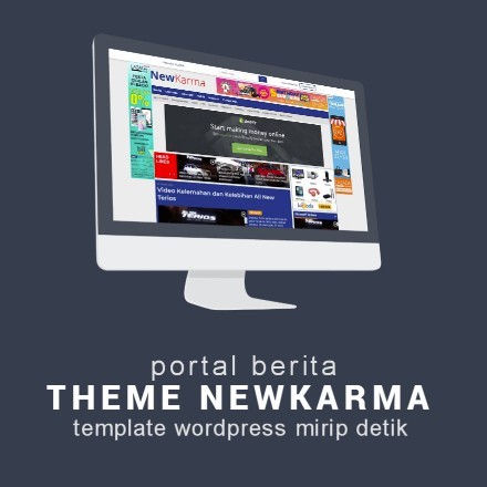 Theme WordPress Berita NewKarma (Mirip Detik) Original Lifetime