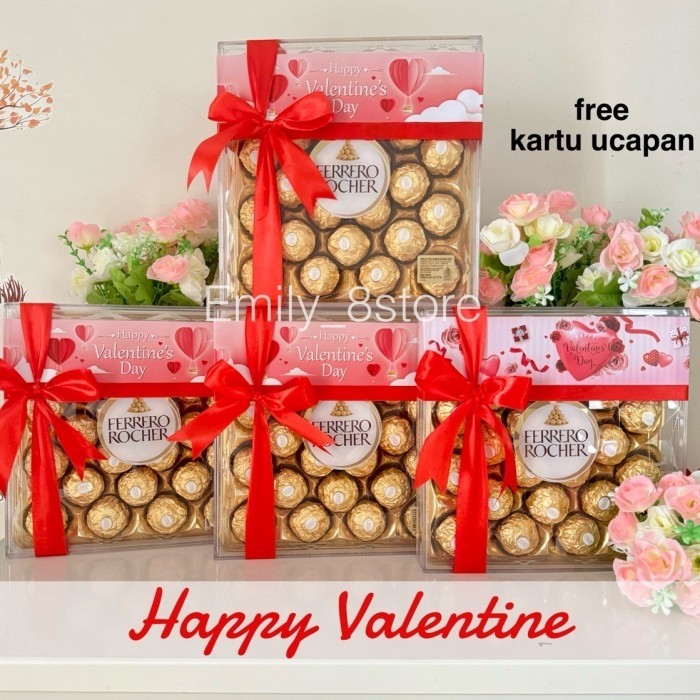 

KADO COKLAT FERRERO KADO ULANG TAHUN VALENTINE ANNIVERSARY NATAL - Imlek, isi 5coklat