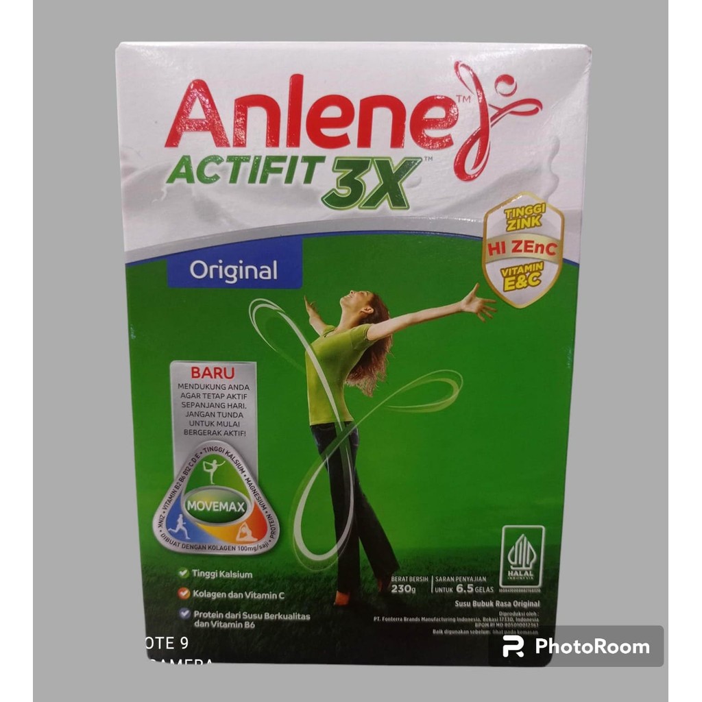 

Anlene Actifit Original/ Tawar, 230gr
